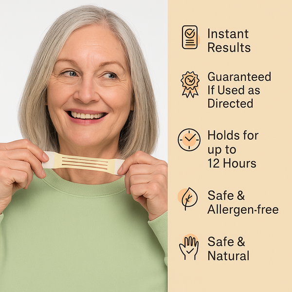 BareKind. Invisible Neck Lifting Tape
