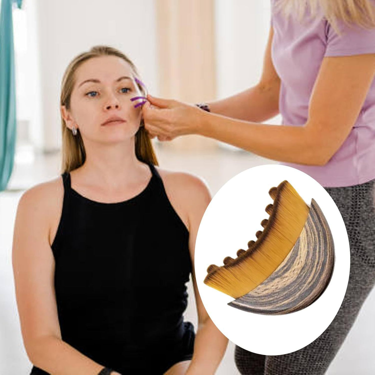 BareKind. Lymph Contour Facial Massage Brush