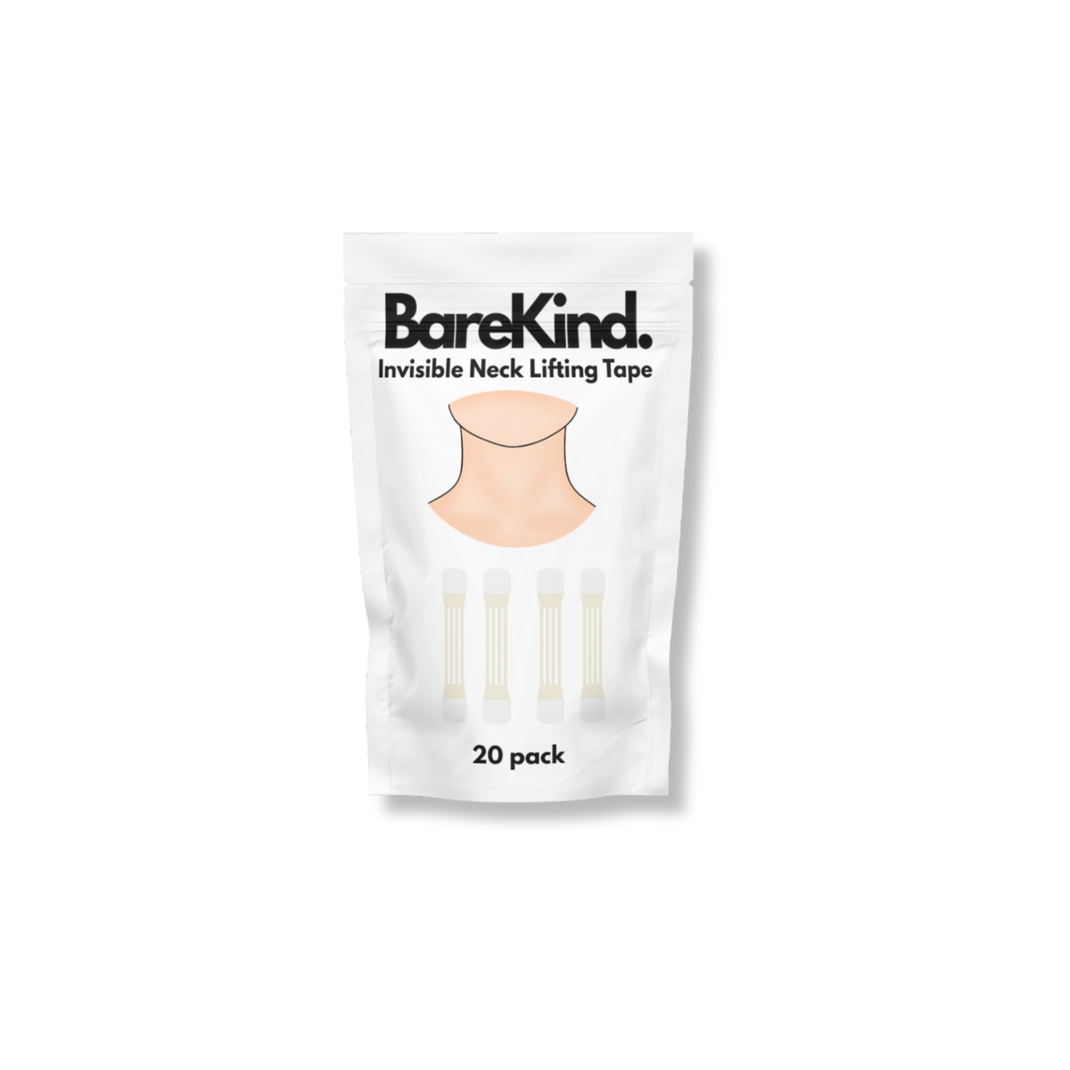BareKind. Invisible Neck Lifting Tape